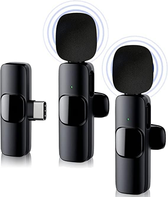 BSOMAM 2PCS Mini Microphone Phone Karaoke Mic With Stand Compatible With IPhone Android,for Singing, Recording, Voice Recordin (Golden Silver