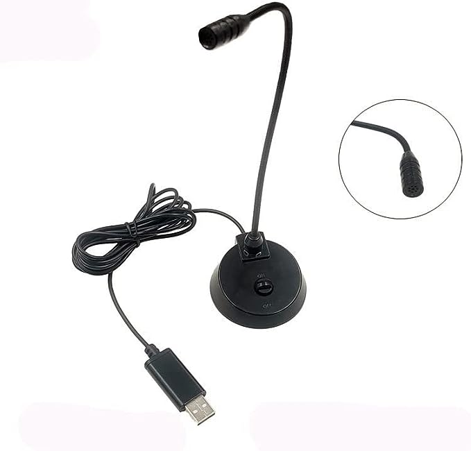 iZEN USB PC Microphone, Computer Recording Condenser Cardioid Mic for Laptop, Mac, PS4 - Voice Recording, Podcasting, Skype, YouTube, Gaming microphone USB, Streaming