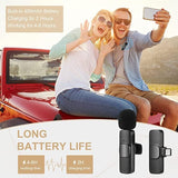 iZEN Mini Wireless Lavalier Lapel Microphone for Recording, Mic Live Streaming for Android Phones (USB type C port only) Compatible with Samsung, Huawei, Vivo, Oppo for YouTube, TikTok, Facebook etc
