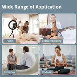 iZEN Mini Wireless Lavalier Microphone for Type-C port Phones, Plug-Play Wireless Lapel Mic with 2 Microphones for USB-C Android Phone Video Recording, Interview, Vlog, Auto Sync and Noise Reduction. Good for iPhone 15 and Android phones with usb c port